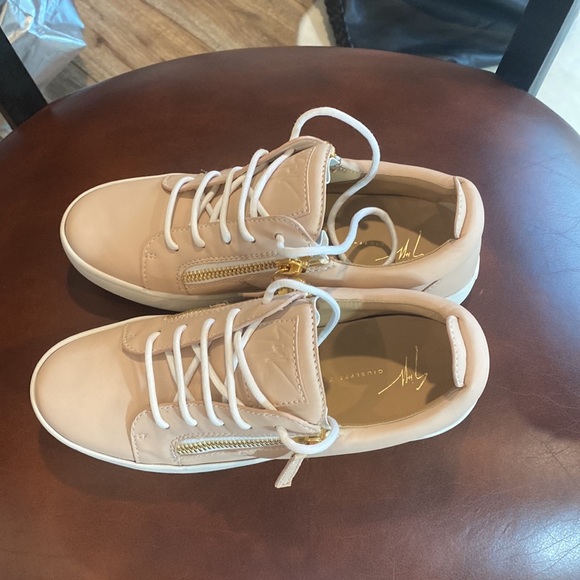 Giuseppe Zanotti Double Zipper London SidezUp Women's Sneakers in size 38 - Picture 5 of 13